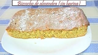 Bizcocho de almendra sin harina  Receta de Cocina en Familia [upl. by Auhsuoj621]