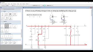 Electropneumatic circuit of 2 cylinder with delay [upl. by Aric553]