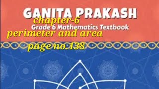 perimeter and areachapter6page no128ganita prakash bookmath new syllabus [upl. by Aimil]