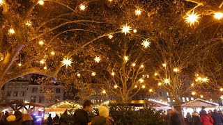 Überfüllte Weihnachtsmärkte im Elsass Straßburg vor Besucherrekord [upl. by Zelde]