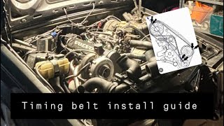 Volvo 740b230 Timing install [upl. by Nevak]