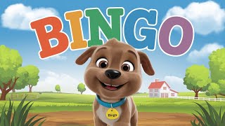 Bingo Song  Bingo Dog Song  English Rhymes for Childrens  Nursery Rhymes for Preschoolers [upl. by Lytton]