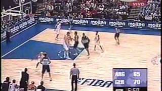 argentina alemania basquet 2002 2 [upl. by Edana]