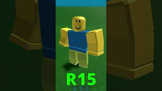 R6 vs R15 Robloxs Big Change [upl. by Ecnerewal968]