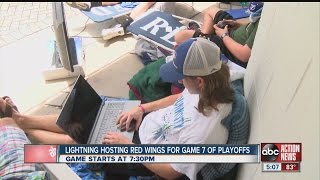 Students score great seats for Game 7 [upl. by Jacie]