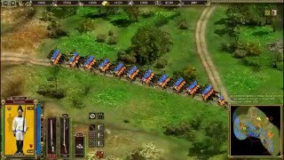 Cossacks 2 Battle for Europe online battle AspenEssling LL Austria vs Xy France13 [upl. by Rosemaria]