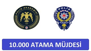 10000 BİN ATAMA MÜJDESİ POMEM ALIMI POLİSLİK ŞARTLARI [upl. by Hally]