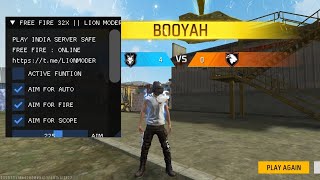 Free Fire Mod Menu Hack  FlyingAuto Kill  Free Fire Hack Ob45 Free Fire Guild War Hack free fire [upl. by Nwahsauq]