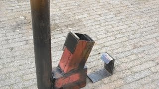 Rocket stove heater on steroids part 1 [upl. by Otanutrof]