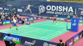 SF  WS  Malvika BansodIND vs Unnati HoodaIND at Odisha Open 2022 [upl. by Anaeirb]