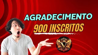 🔥OBRIGADO PELOS 900 INSCRITOS 😁 [upl. by Miahc]