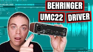 Behringer UMC22 Driver Setup  Behringer USB Audio Interface [upl. by Amethyst63]