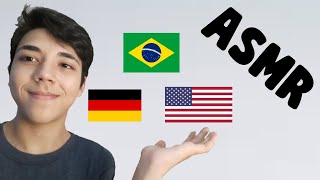 ASMR  Sussurrando em três idiomaswhispering in three languages [upl. by Marieann]