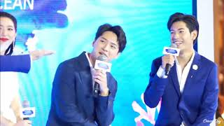 20181029 Krist amp Singto  Talk about Friend Zone The Series [upl. by Adnowat813]