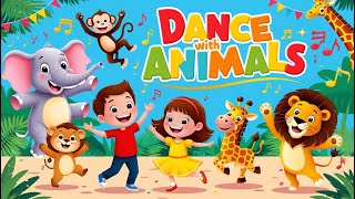 Dance with Animals  Fun For Kids  Meeshu Melon  Nursery Rhyme for Kids [upl. by Eisac]