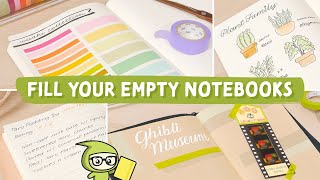 📚 10 Creative Ways to Fill Your Empty Notebooks [upl. by Jacinda]