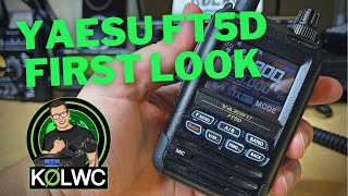 Yaesu FT5D Unboxing and First Impressions [upl. by Ainimre]