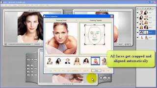 Crop and Align Faces with Face Extractor [upl. by Lyckman220]