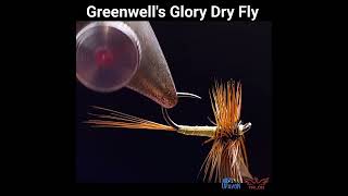 Greenwells Glory Dry Fly flytying flyfishing [upl. by Aihsotan654]