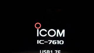 IC 7610 LAN Settings W6FCC [upl. by Dukey]