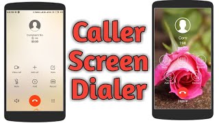 Caller Screen Kaise Change Kare  Dail Screen Par Photo Kaise lagaye  caller screen dialer pro app [upl. by Godwin]