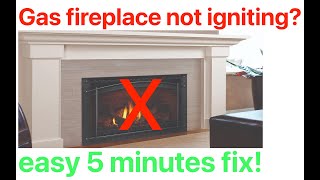 How to easily fix your Heat n Glo Gas fireplace not working or igniting issue in 5 minutes [upl. by Eliot]