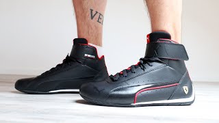 Puma Ferrari Neo Cat Mid on Feet Review [upl. by Moclam]