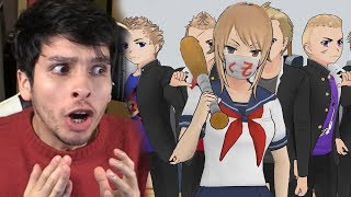 YANDERE ENTRÓ AL CLUB DE LOS DELINCUENTES  OMG  Yandere Simulator  DeGoBooM [upl. by Hplodnar]