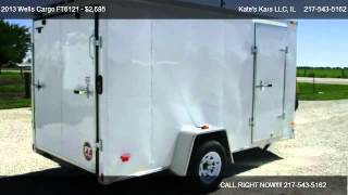 2013 Wells Cargo FT6121 6X12 Enclosed Cargo Trailer  for sale in Arthur IL 61911 [upl. by Donaugh]