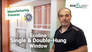 Ecoline Single amp DoubleHung Windows Manufacturing Process [upl. by Pish]