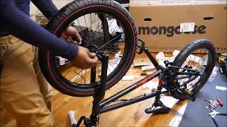 Mongoose Legion L40 20 Inch Wheel Freestyle Bike Unbox and Assembly [upl. by Benedikta]