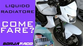 RABBOCCARE LIQUIDO RADIATORE  Kawasaki z750 [upl. by Lovash231]