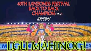 45TH CAMIGUIN LANZONES FESTIVAL  BACK TO BACK CHAMPION MAHINOG🏆 2024 [upl. by Eemiaj]