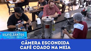 Café Coado na Meia  Câmeras Escondidas 011224 [upl. by Finny]