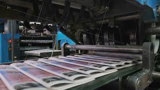 Modern printing house equipment prints and sorts newspapers efficiently [upl. by Michail]