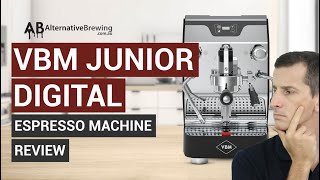 VBM Domobar Junior Digital Espresso Machine Review [upl. by Ennobe]