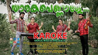 Tharaka pennale karaoke with lyrics  Instrumental Song  HD Karoke  Full Song [upl. by Livingston175]