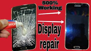 Fix a Broken Cracked Phone Screen at Home For Freelife hack [upl. by Atsyrt]