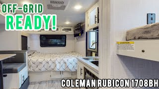 2024 Coleman Rubicon 1708BH  OffGrid Ready Camper with Bunks [upl. by Duester89]