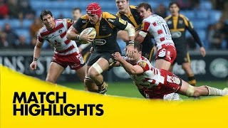 Wasps vs Gloucester  Aviva Premiership 201516 [upl. by Elleryt]