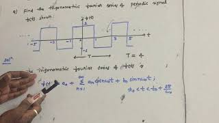 Signals amp Systems  Trigonometric fourier series Even Symmetry working example  5 [upl. by Keir]