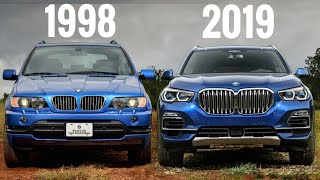 BMW X5 1998 VS BMW X5 2019  Design [upl. by Aiuqat]