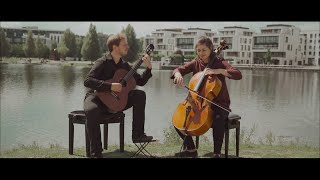 Sonata for cello amp guitar  Radamés Gnattali Duo Giussani [upl. by Yellhsa]