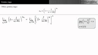 Oblicz granicę ciągu an  11n1003n [upl. by Eirehc]