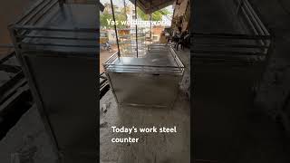 Today’s work steel counter…we made all type of as work so like and subscribe my channel thanks [upl. by Aicetal554]