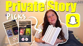 my private story picks my reads for a week  spoiler free reading vlog [upl. by Hallsy]