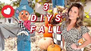 🎃NEW 3 DIY FALL DECOR CRAFTSSCARECROW  MAILBOX 🎃 I Love Fall ep 27 Olivias Romantic Home DIY [upl. by Brandyn]