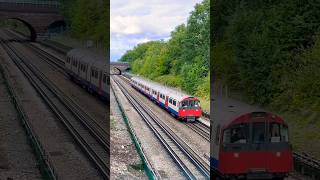 Piccadilly line 1973 Stock 3 Car passing through at Oakwood Park Bridge piccadillyline 1973stock [upl. by Any294]