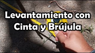 Topografía Levantamiento con Cinta y Brújula [upl. by Boles]