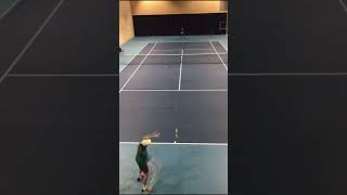 Fast courts take a bit of getting used to tennis technique [upl. by Arenat151]